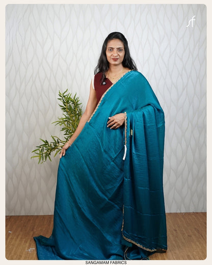 DUAL TONE PARTY WEAR  SAREE