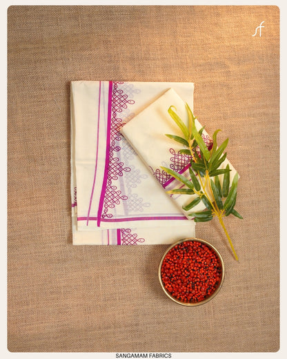 TRADITIONAL KOLAM DESIGN SET MUNDU