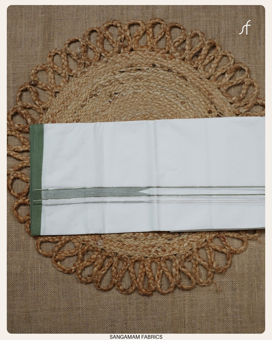 CHUTTI KARA COTTON DOUBLE MUNDU