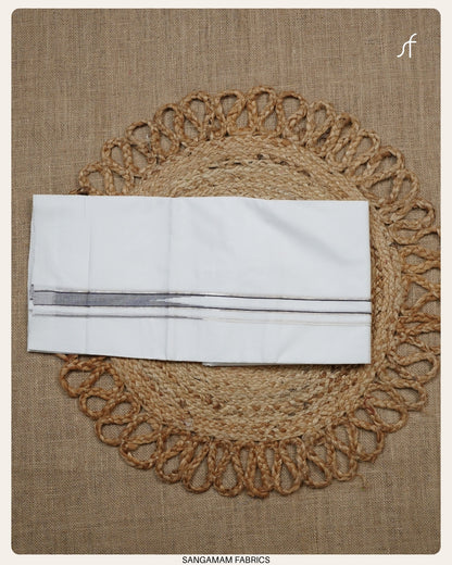 CHUTTI KARA COTTON DOUBLE MUNDU