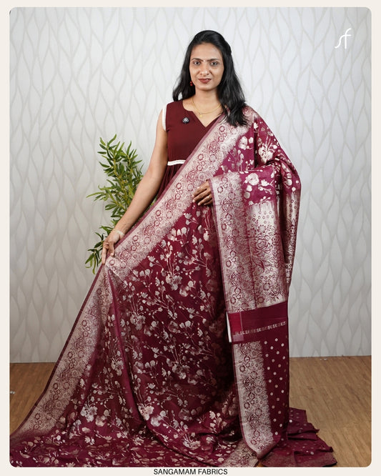 GEORGETTE BANARASI SAREE