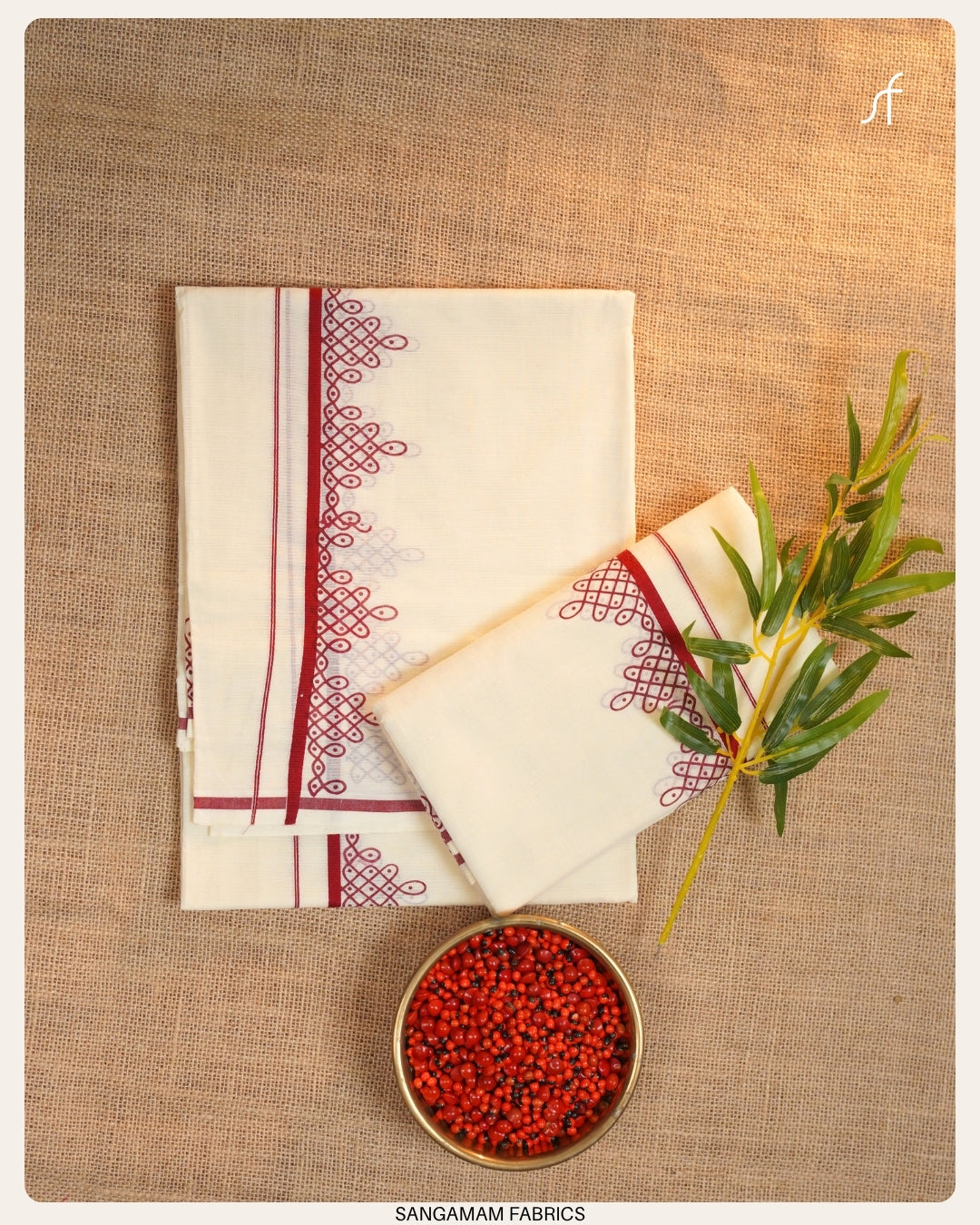 TRADITIONAL KOLAM DESIGN SET MUNDU
