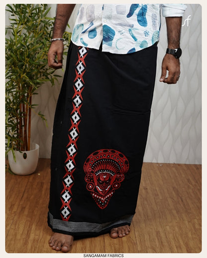 STICKER PRINTED BLACK MUNDU