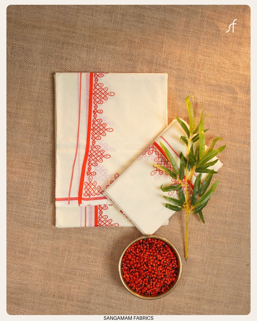 TRADITIONAL KOLAM DESIGN SET MUNDU