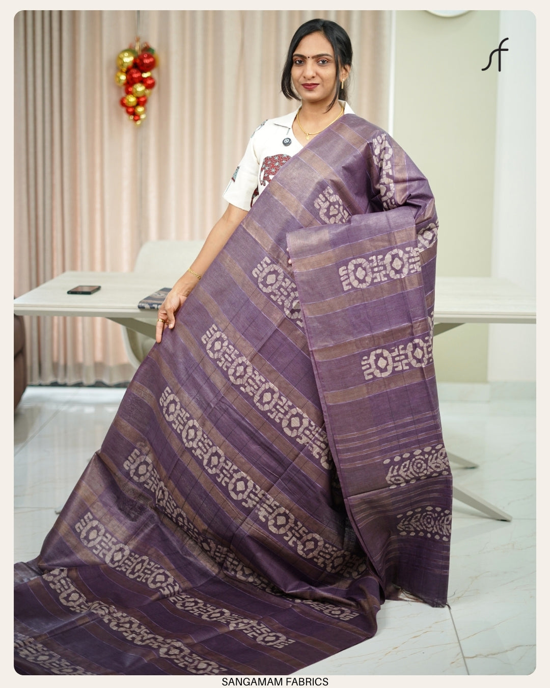 SEMI TUSSAR SILK SAREE