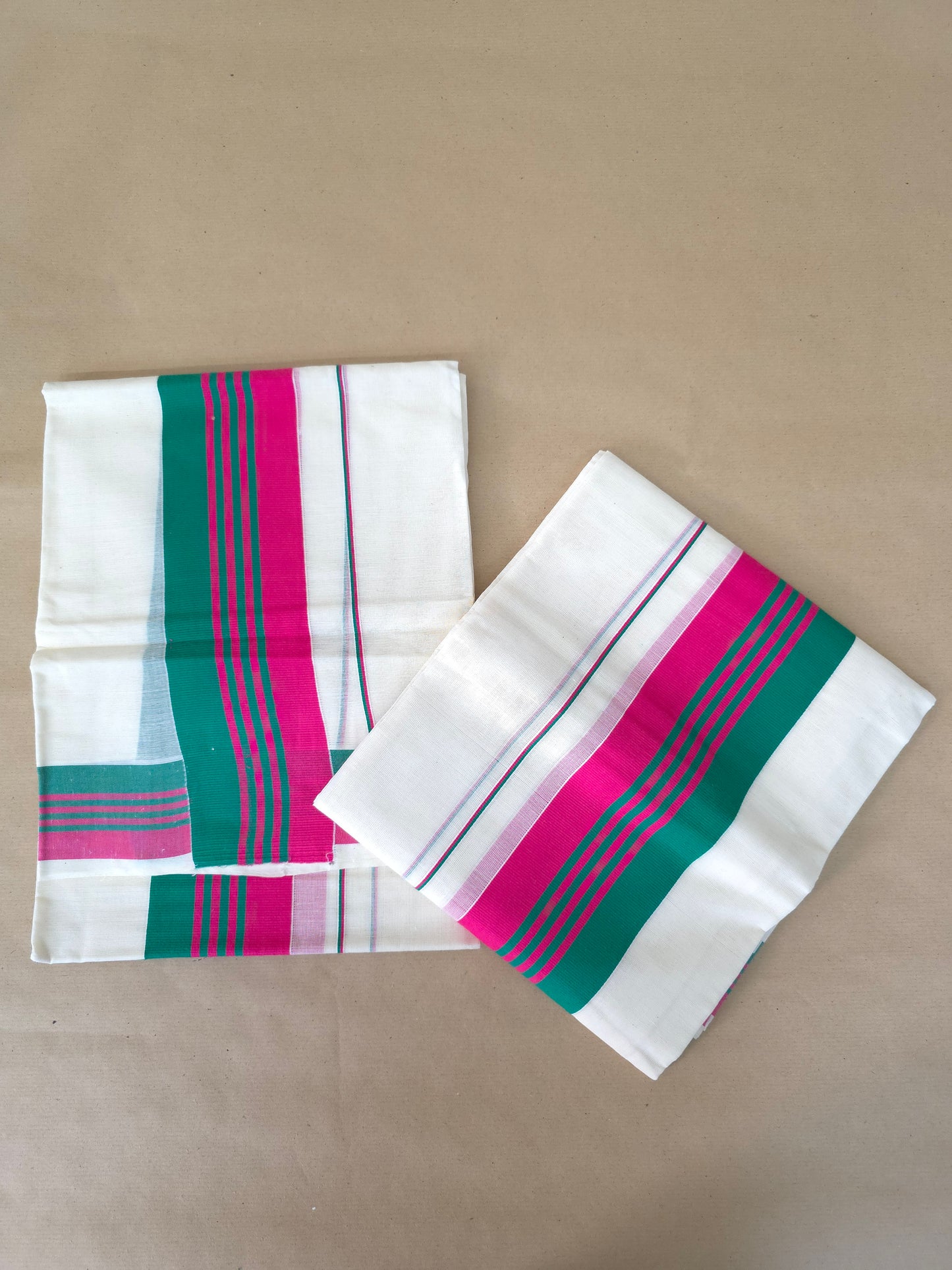 3" KATTIKARA BORDER SETMUNDU ( MULTICOLOUR)