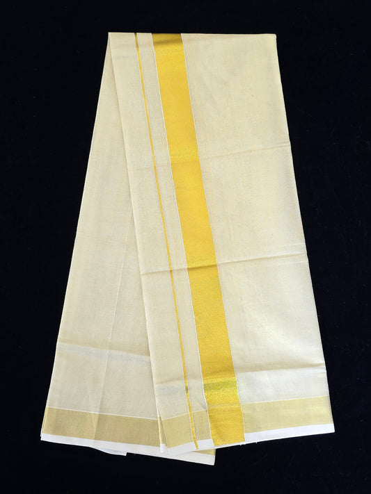 DOUBLE MUNDU GOLD TISSUE