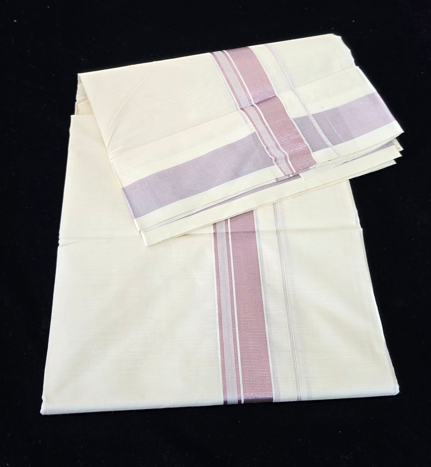 1.5" ROSE GOLD JARI COTTON DOUBLE MUNDU