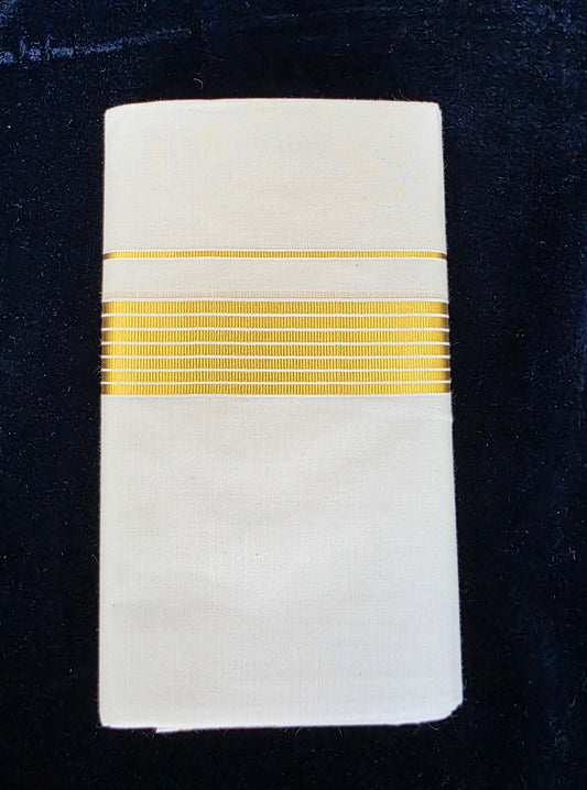 STRIPE PATTERN COTTON DOUBLE MUNDU