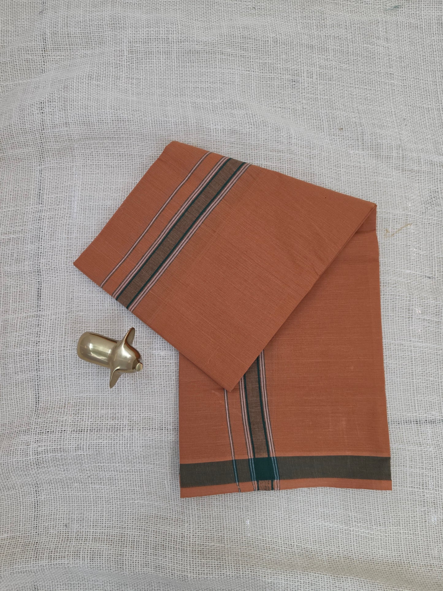 KAVI MUNDU COTTON PLAIN DARK GREEN KARA