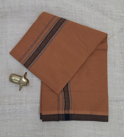 KAVI MUNDU COTTON PLAIN BLACK KARA