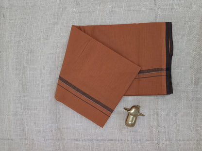 KAVI MUNDU COTTON PLAIN BLACK KARA