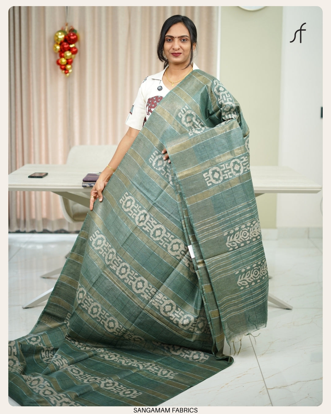 SEMI TUSSAR SILK SAREE