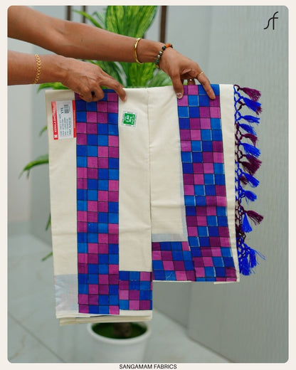 MADRAS CHECK SET MUNDU