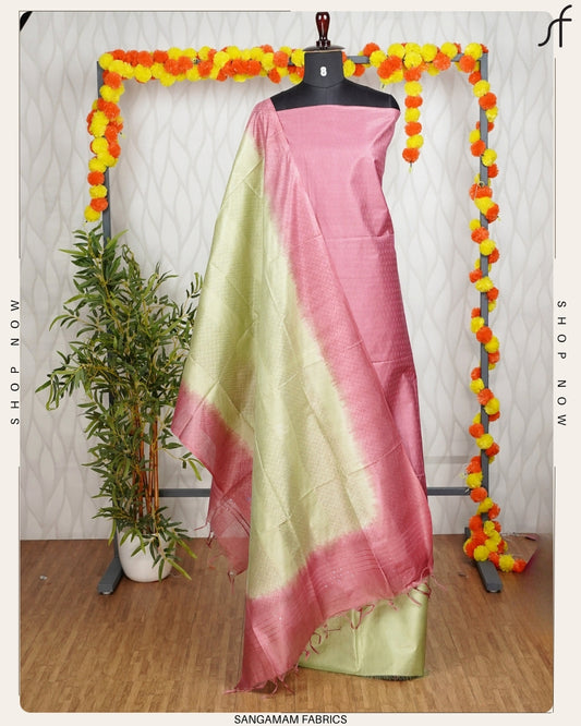SEMI TUSSAR SILK SALWAR SUIT