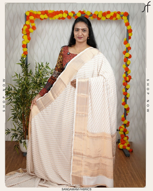 GEORGETTE BANARASI SAREE