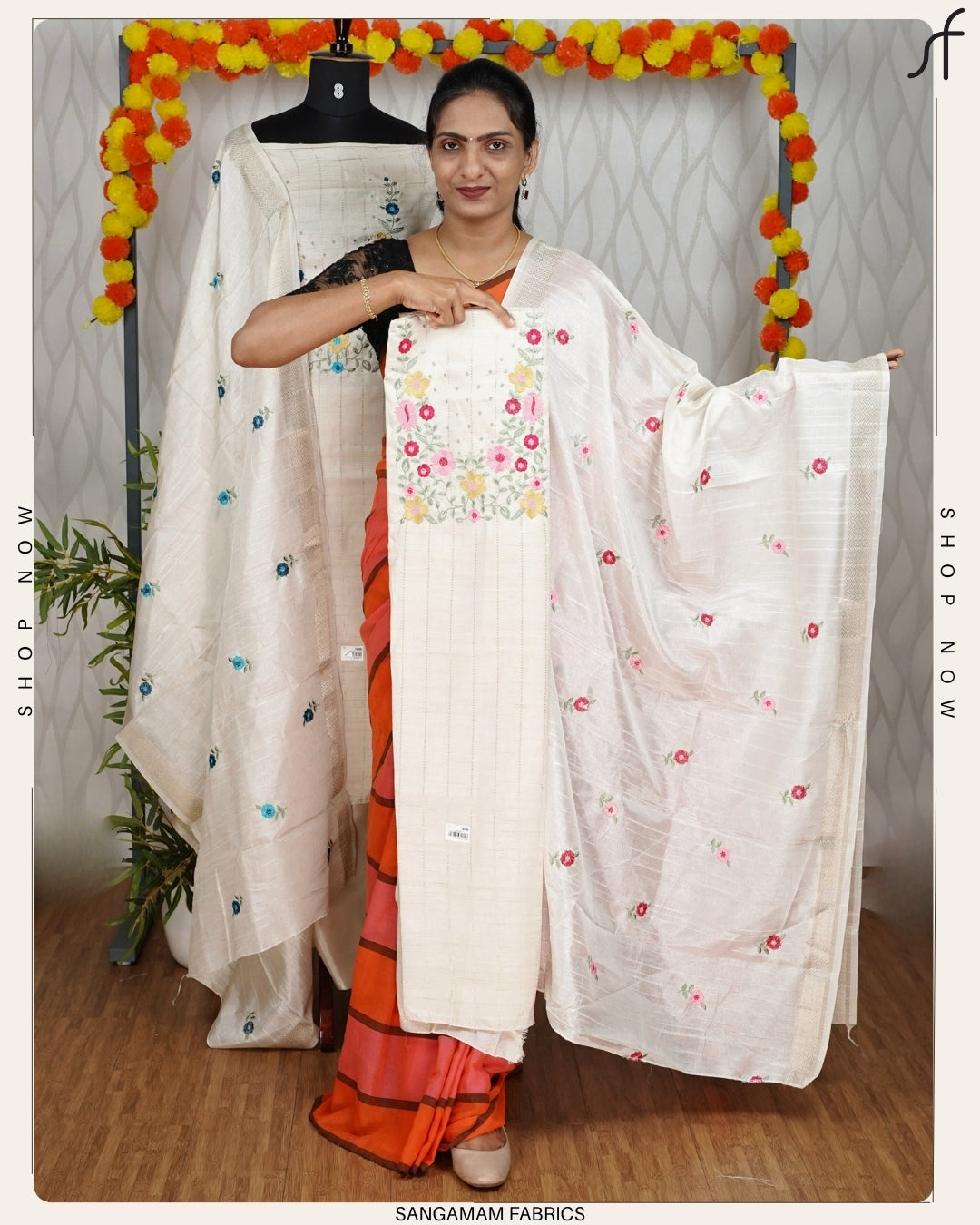 SEMI TUSSAR SILK SALWAR SUIT