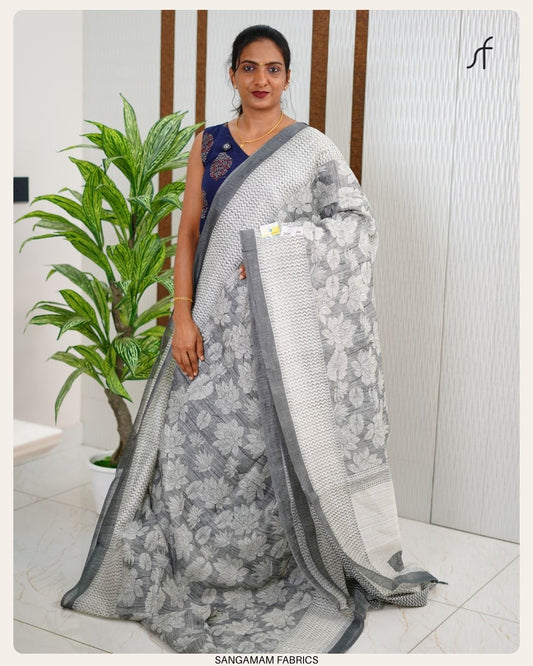 SEMI JUTE SAREE