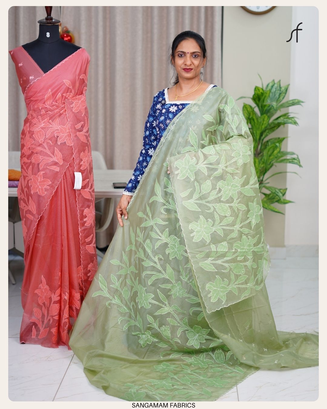 ORGANZA SAREE