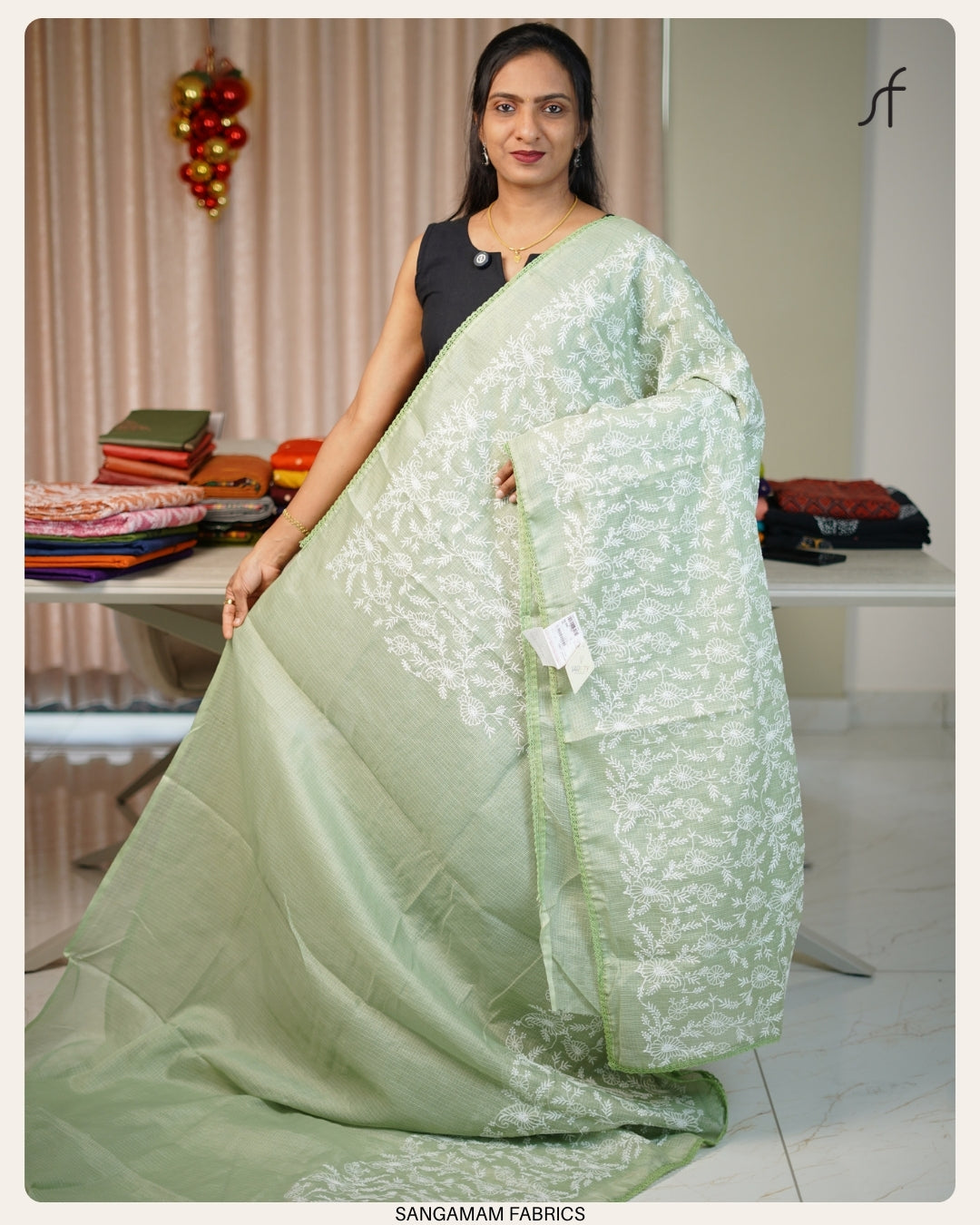 NET COTTA SAREE