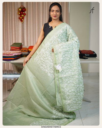 NET COTTA SAREE