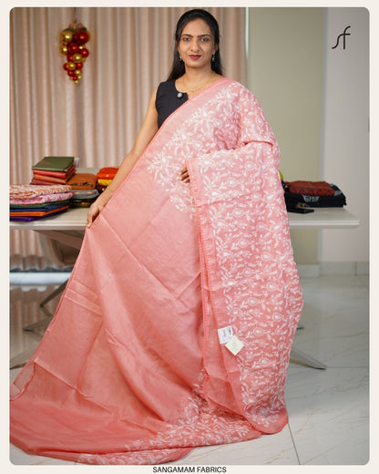 NET COTTA SAREE
