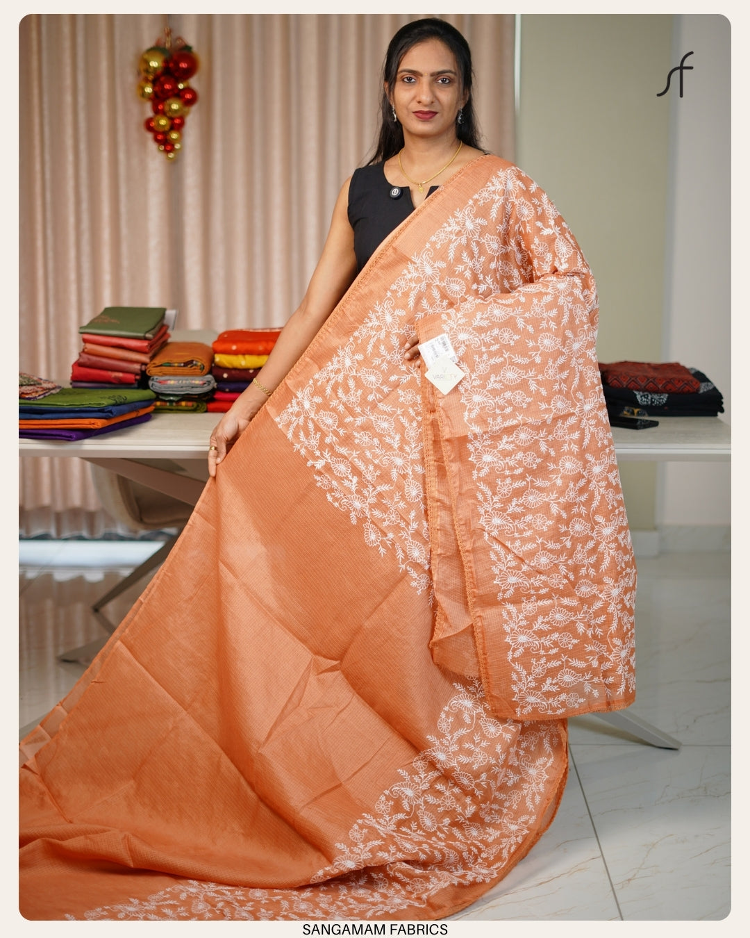 NET COTTA SAREE