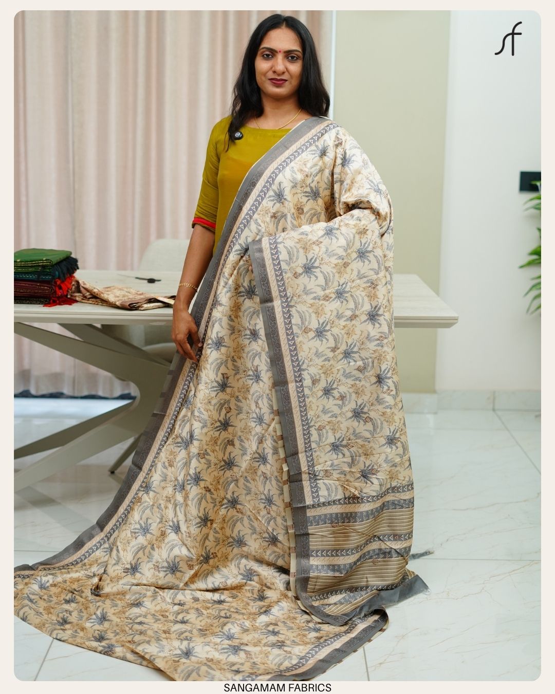 SEMI TUSSAR SILK SAREE