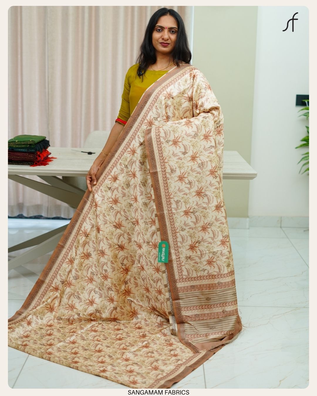 SEMI TUSSAR SILK SAREE