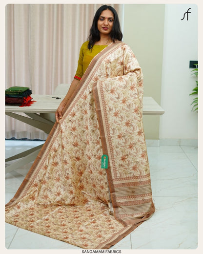 SEMI TUSSAR SILK SAREE