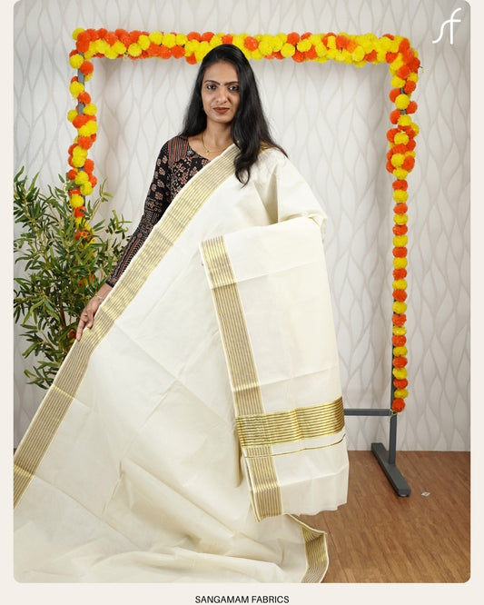 COTTON SET SAREE
