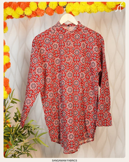 AJRAKH COTTON KURTA