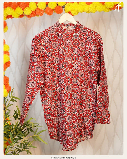AJRAKH COTTON KURTA