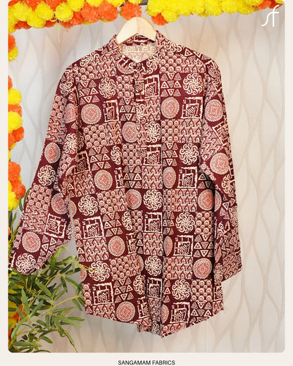 AJRAKH COTTON KURTA