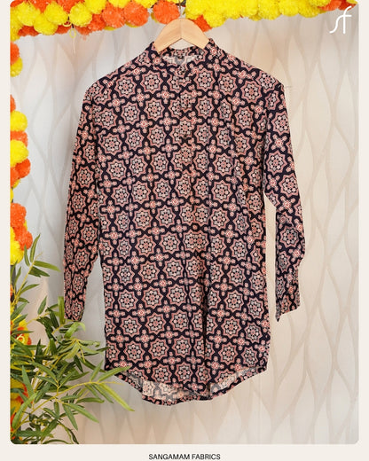 AJRAKH COTTON KURTA