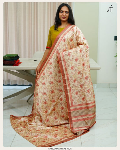 SEMI TUSSAR SILK SAREE