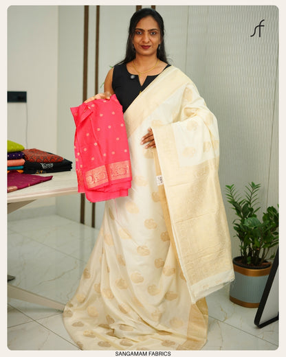 GEORGETTE BANARASI SAREE