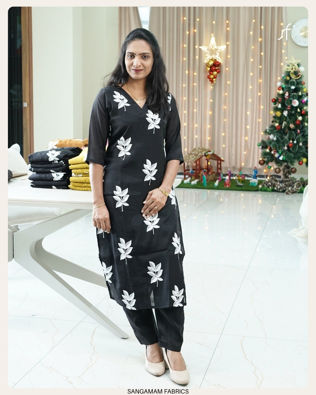 MUL CHANDERI CO-ORD SET