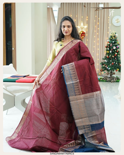 SEMI JUTE BANARASI  SAREE