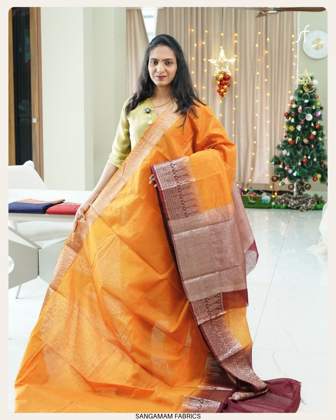 SEMI JUTE BANARASI  SAREE