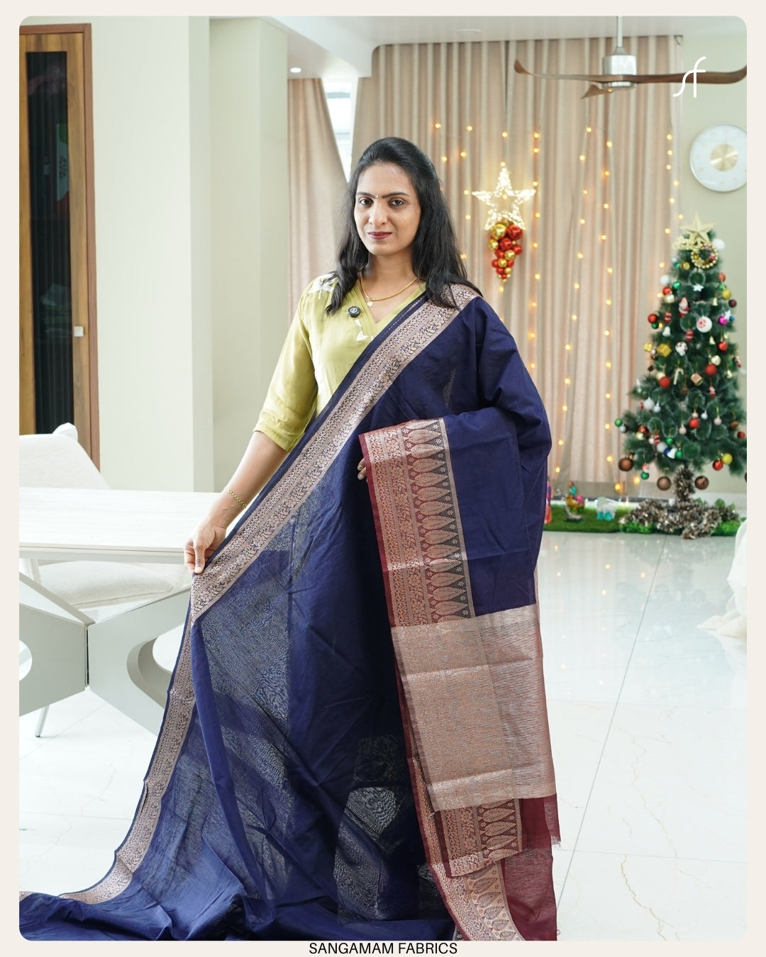 SEMI JUTE BANARASI  SAREE