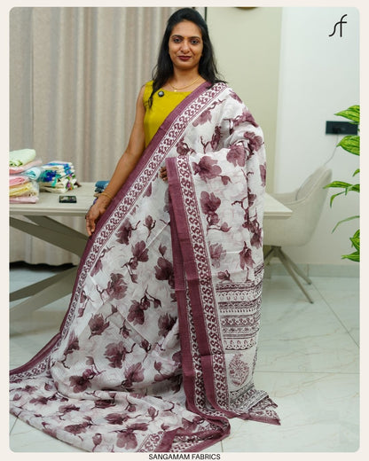 SEMI JUTE SAREE