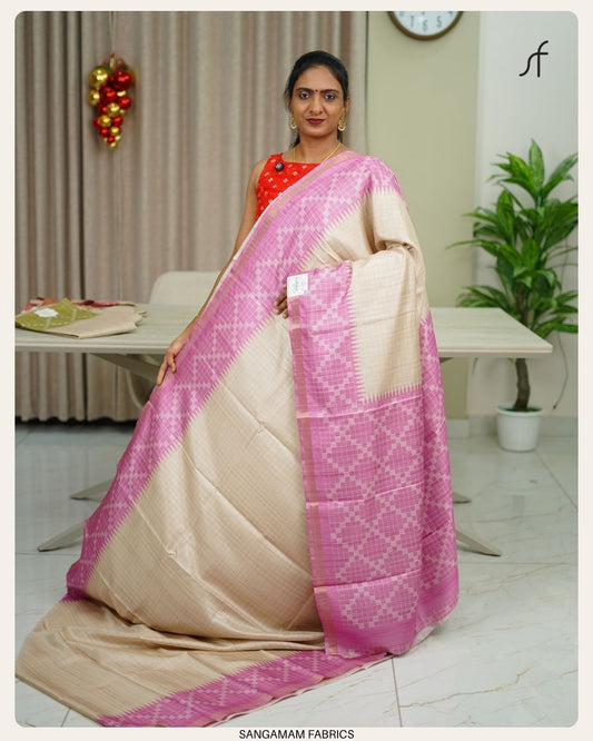 SEMI TUSSAR SILK SAREE