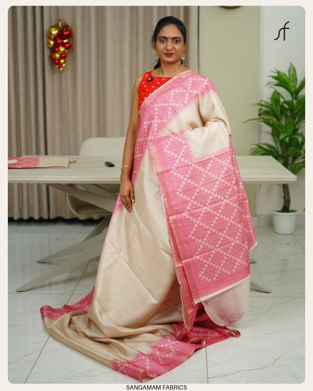 SEMI TUSSAR SILK SAREE