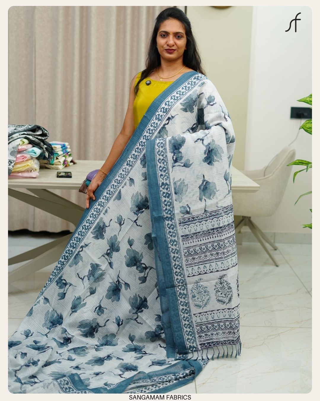 SEMI JUTE SAREE