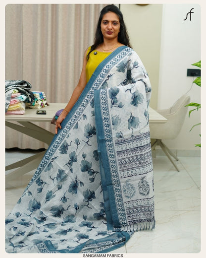 SEMI JUTE SAREE