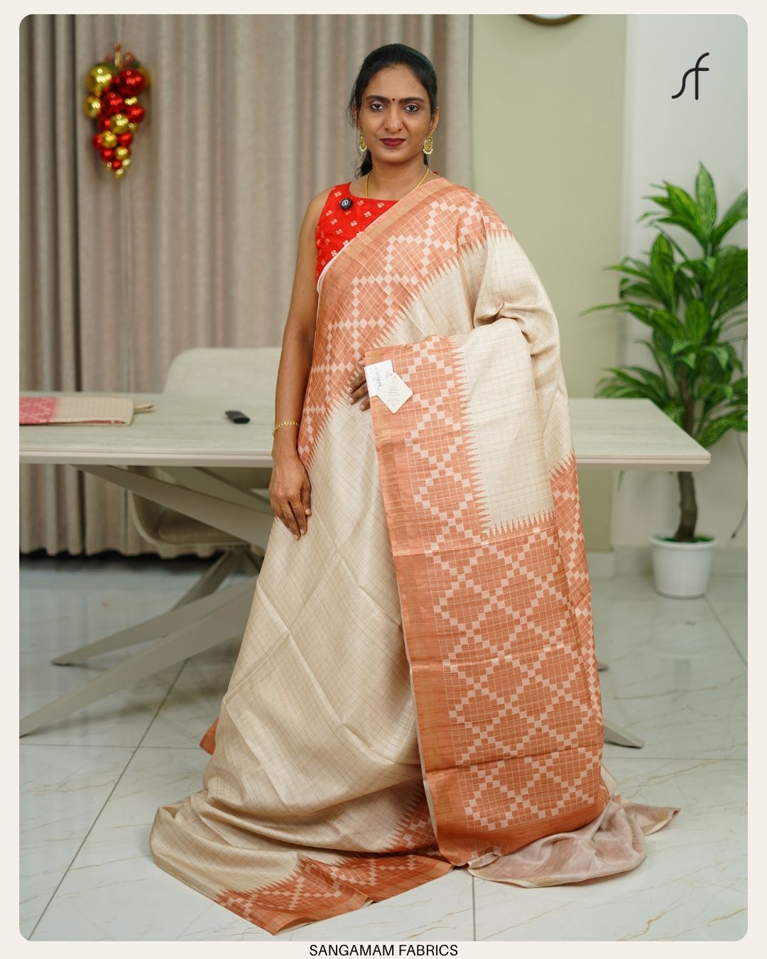 SEMI TUSSAR SILK SAREE