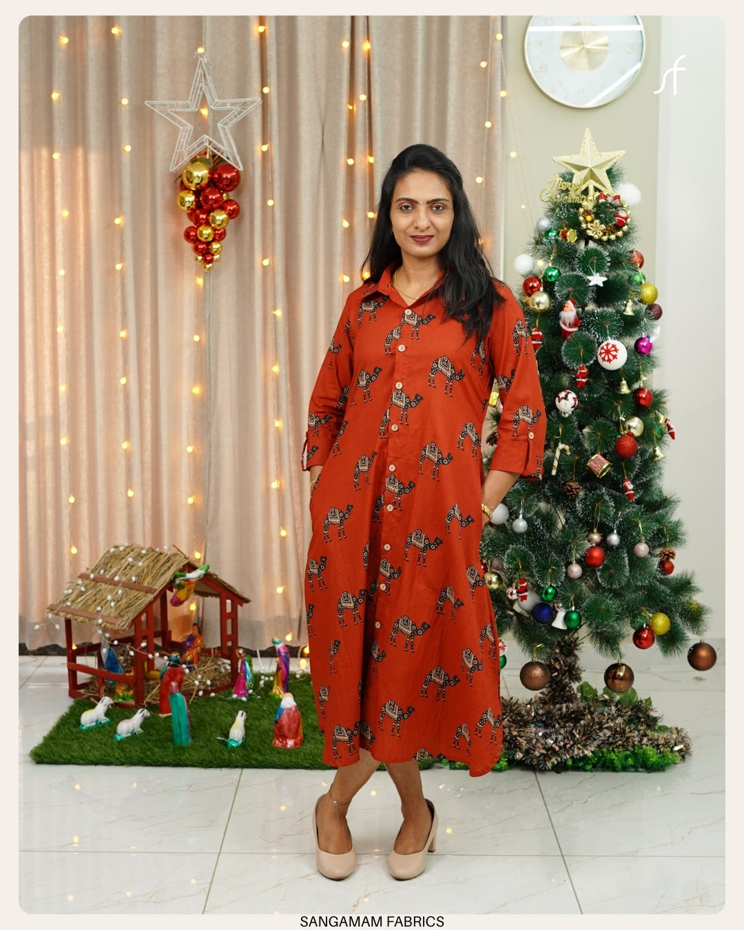 BOXY SHIRT STYLE DRESS