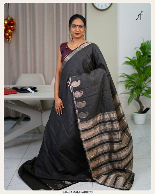 SEMI TUSSAR SILK SAREE