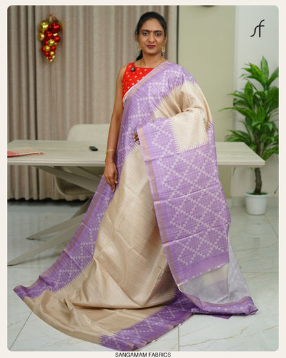 SEMI TUSSAR SILK SAREE